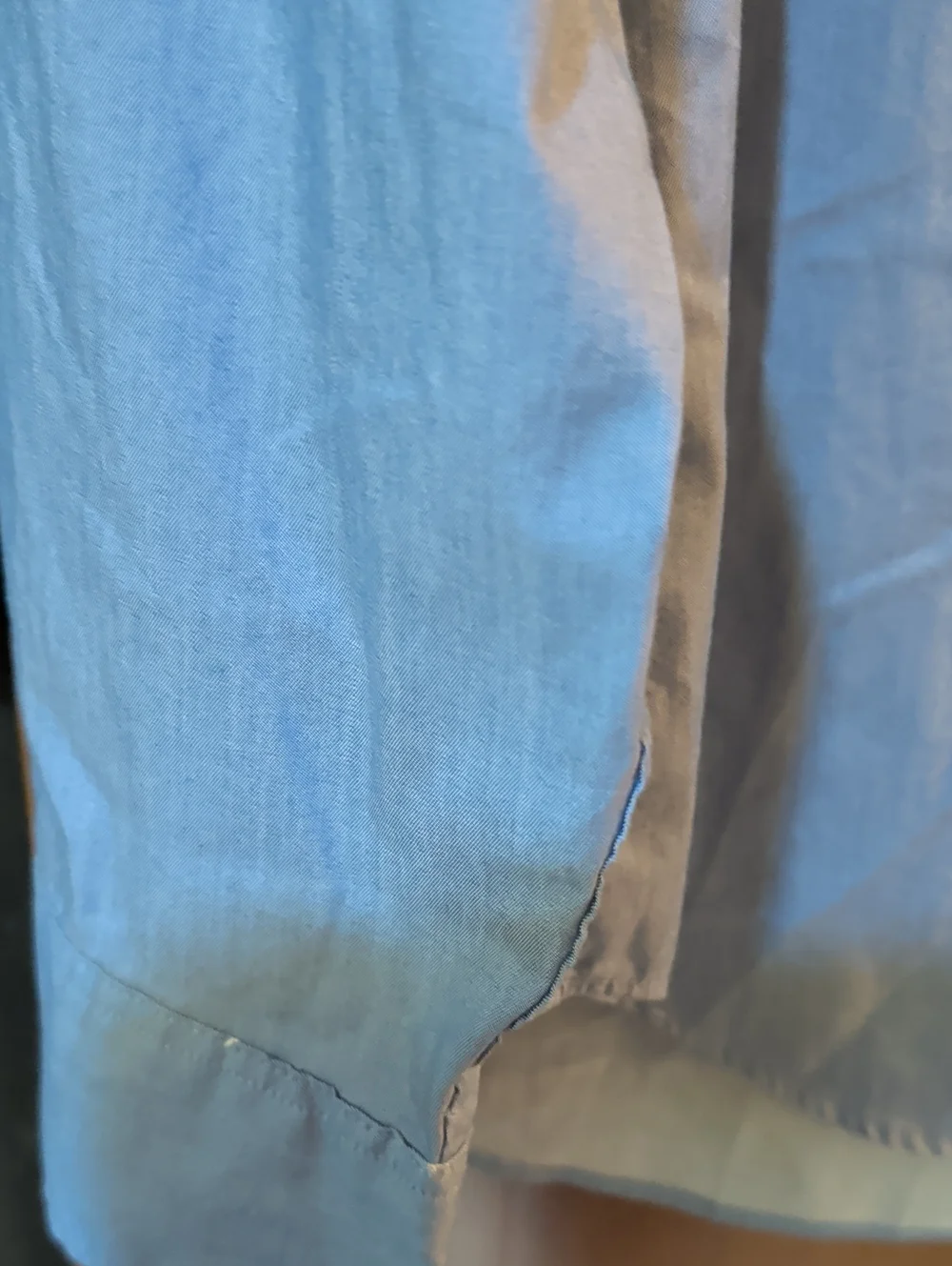 J. Crew Light Blue Cotton Blend Men's Button-Down Shirt